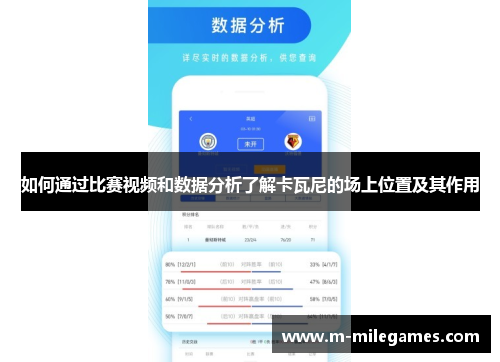如何通过比赛视频和数据分析了解卡瓦尼的场上位置及其作用